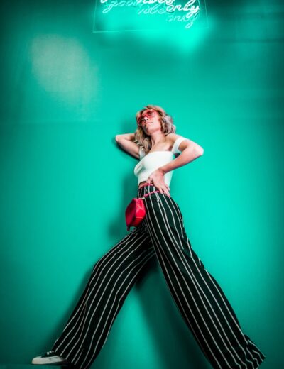Calça Pantalona Alfaiataria High Waist