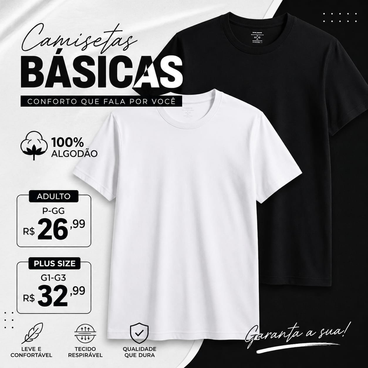 Camiseta Básica Adulto