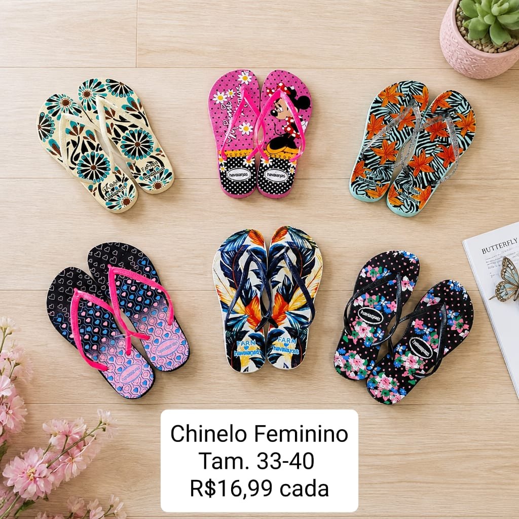 Chinelo Feminino Adulto
