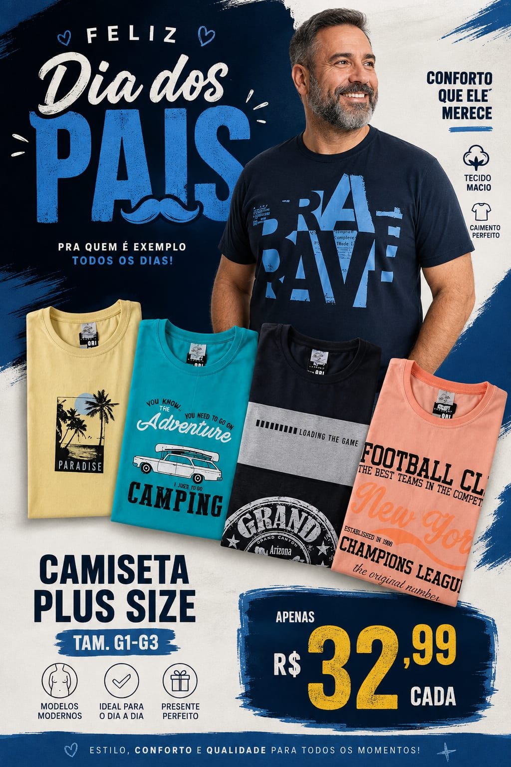 Camiseta Plus Size