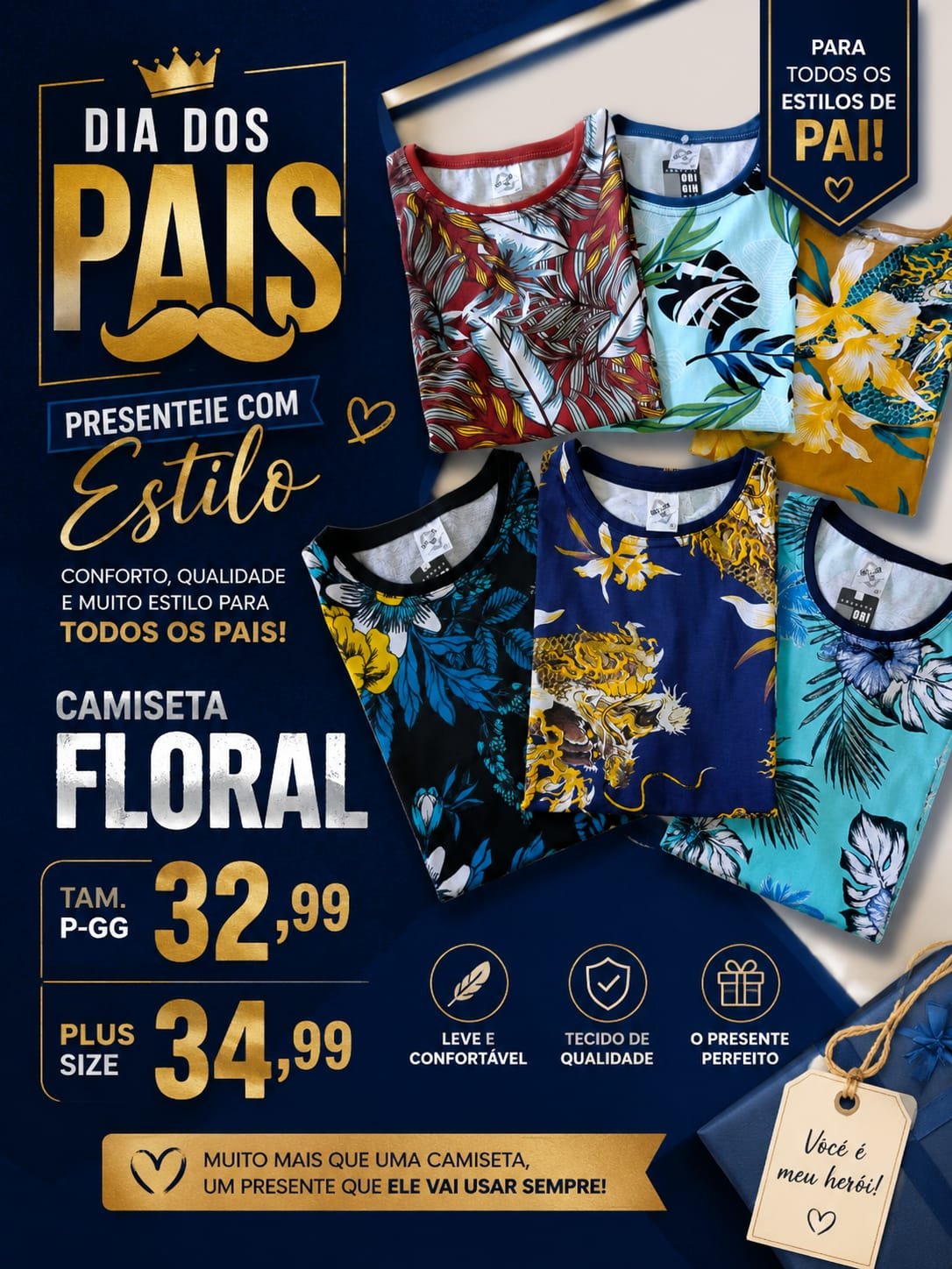 Camiseta Floral